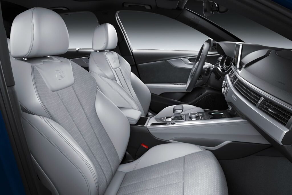 Audi A4 4-door sedan blue